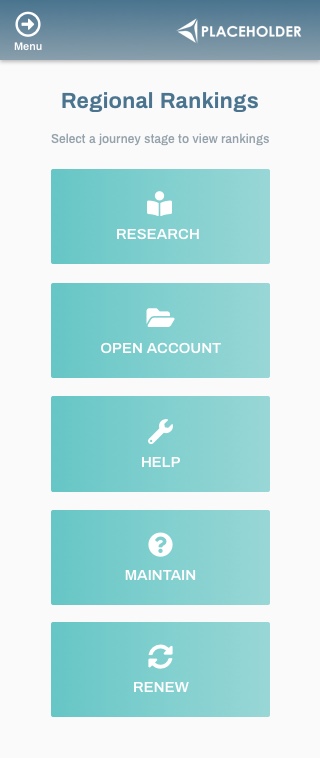 Mobile rankings landing