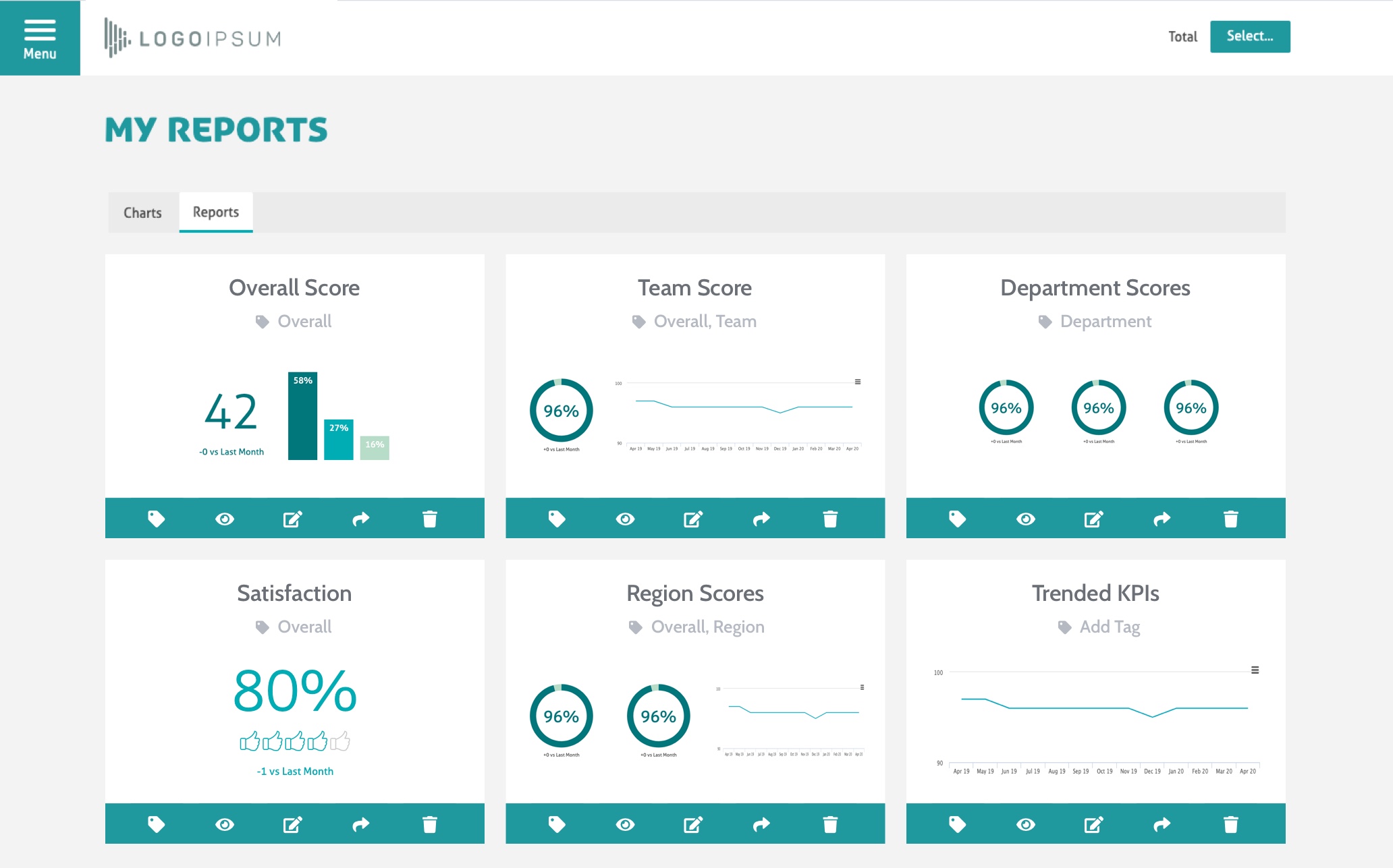 Reporting component implementation